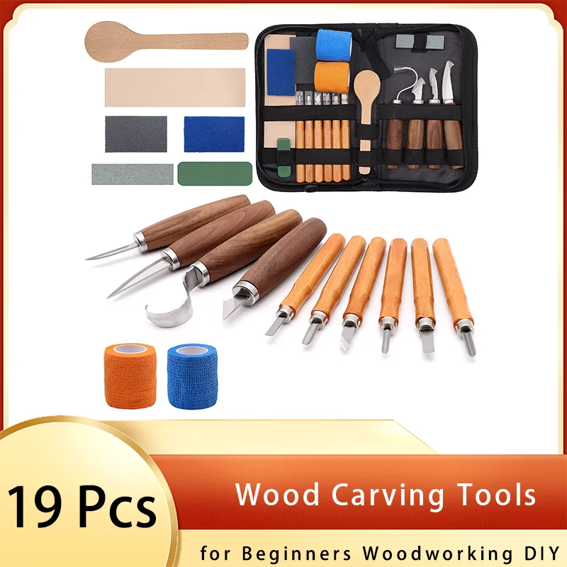 Woodworking Kits For Adults - Wood Carving Knife Tools Kit 19