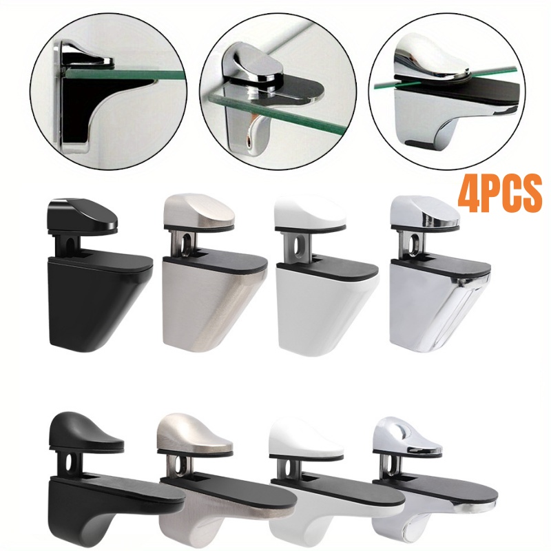 Woodworking Z Clips - 4 Pcs Adjustable Metal Glass Clamps,Wood/Glass