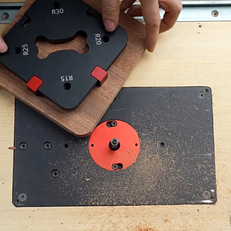 Woodworking Templates - R15/R20/R25/R30/R35/R40/R45/R50 Aluminum Alloy Router Corner Radius
