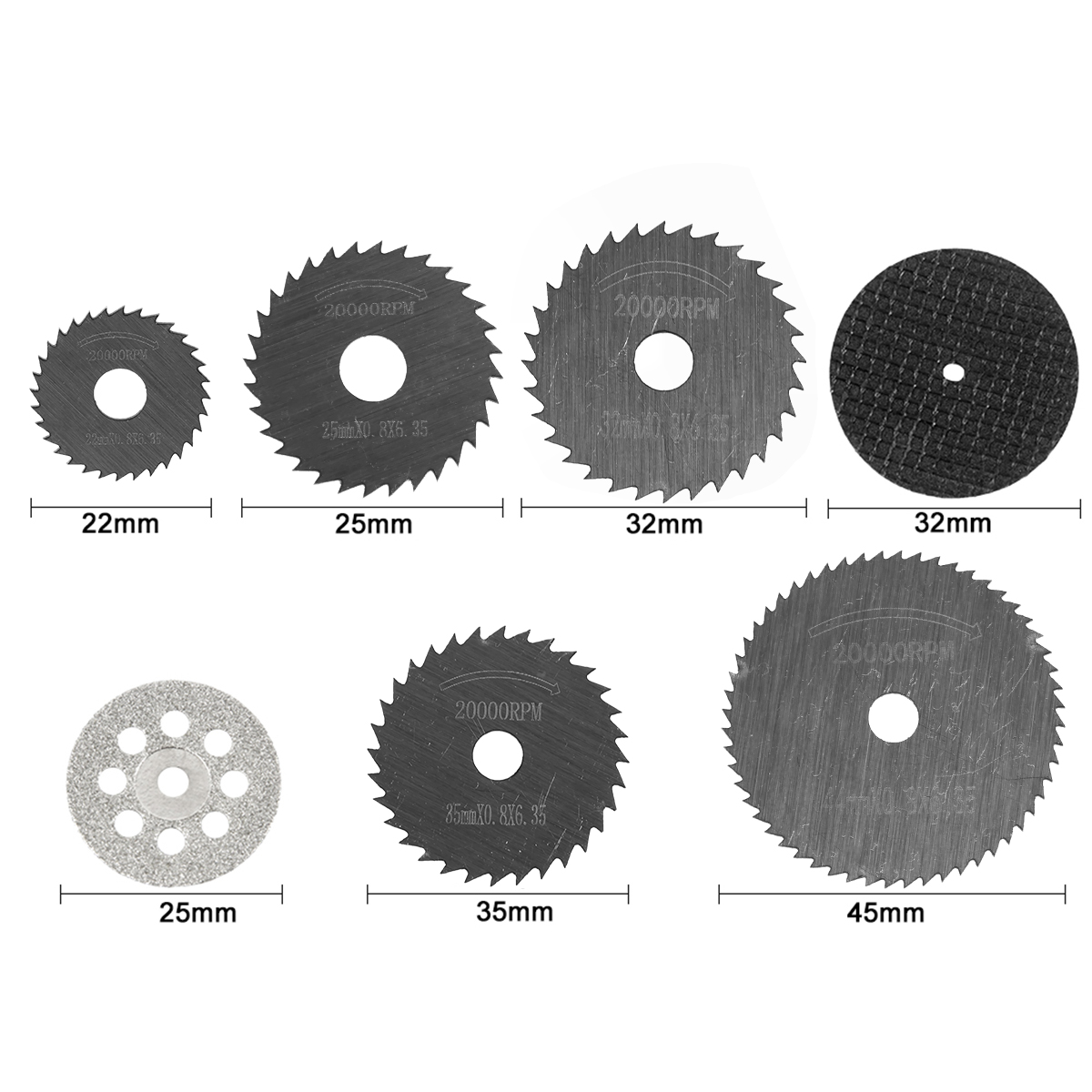 31/30pc Diamond Cutting Discs  - Woodworking Saw ulasan dan harga