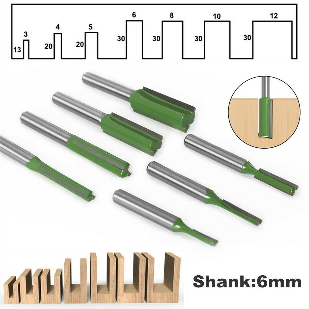 Industrial Router Bit 6MM Shan - Woodworking Kickback ulasan dan harga