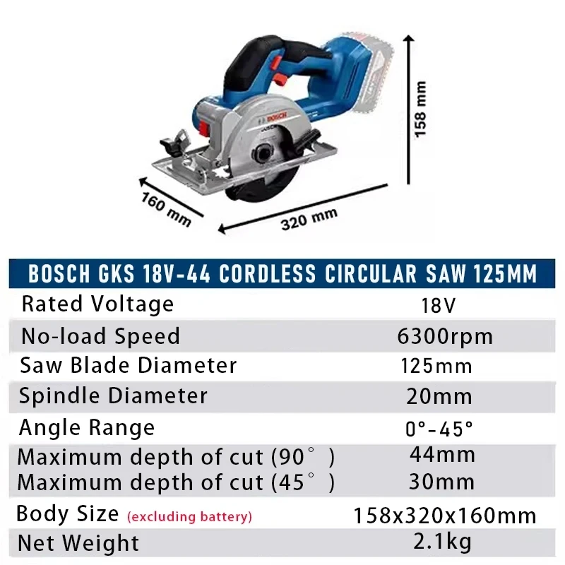 Bosch Cordless Circular Saw GK - Woodworking Saw ulasan dan harga