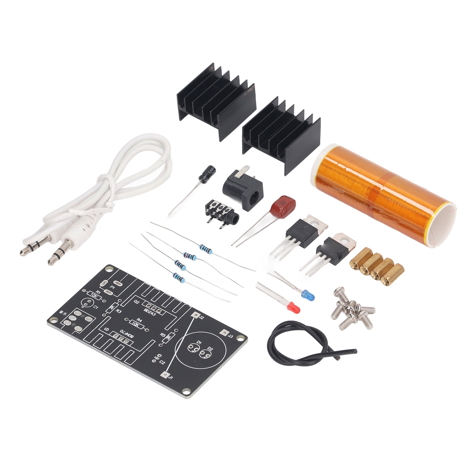 15W Mini Music Tesla Coil Kit  - Woodworking Kits For Adults ulasan dan harga