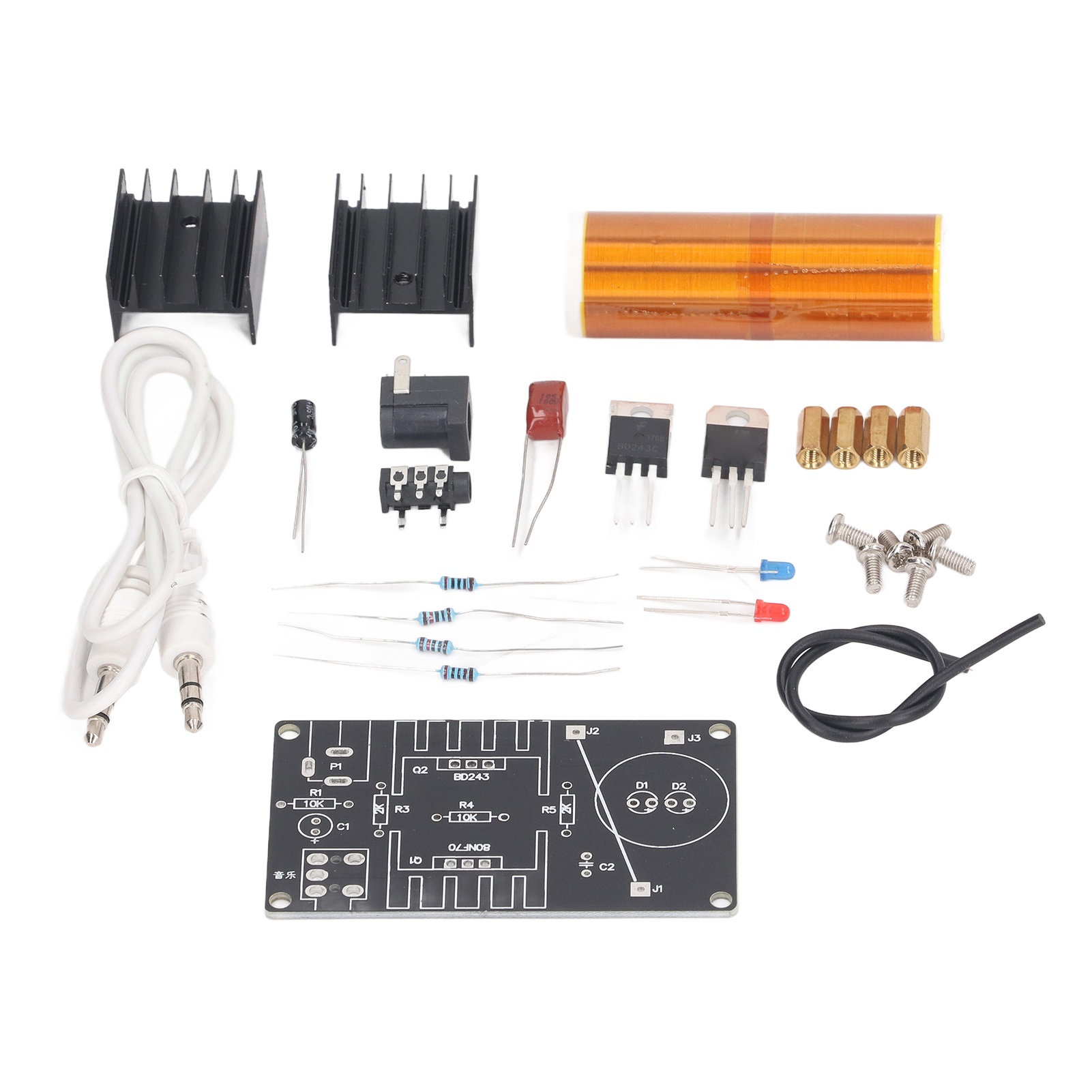 15W Mini Music Tesla Coil Kit  - Woodworking Kits For Adults ulasan dan harga