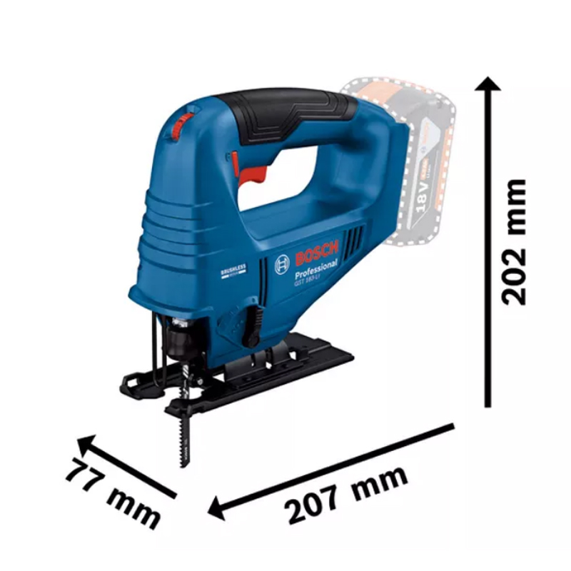 Bosch GST 183-LI Professional  - Woodworking Saw ulasan dan harga
