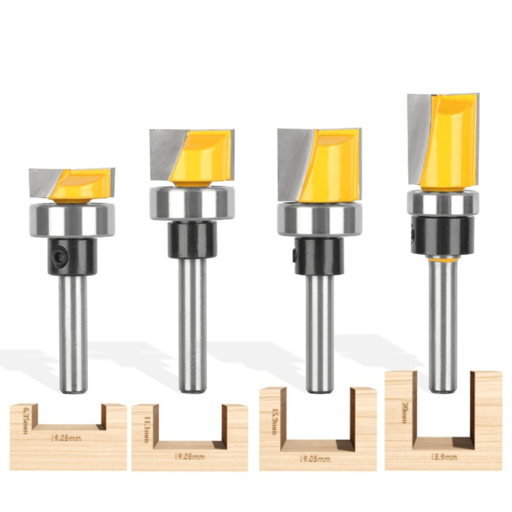 1/4Inch Shank Flush Trim Route - Woodworking Templates ulasan dan harga