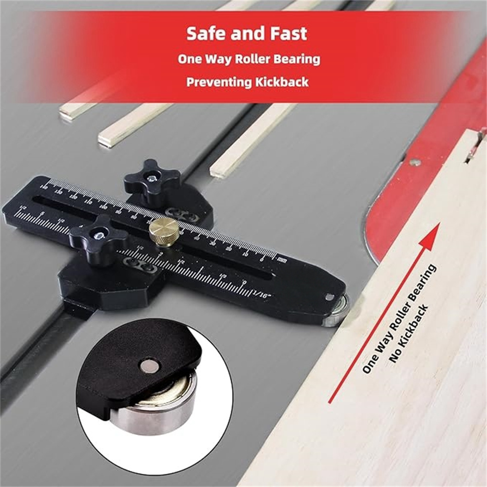 Precision Table Saw Thin Rip J - Woodworking Kickback ulasan dan harga