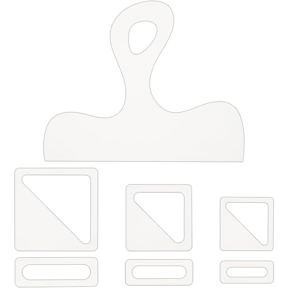 7Pcs Charcuterie Template Acry - Woodworking Templates ulasan dan harga
