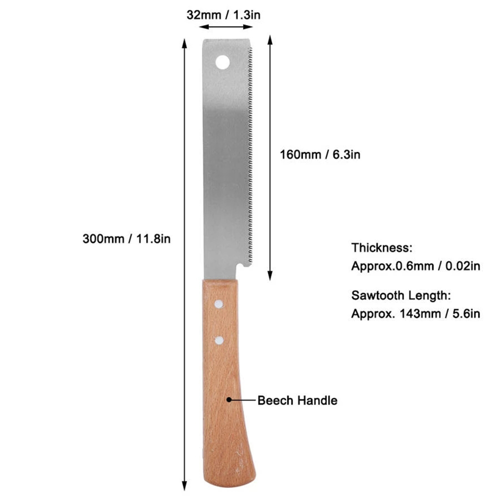 Japanese Hand Saw 12in Flush C - Woodworking Japanese Tools ulasan dan harga