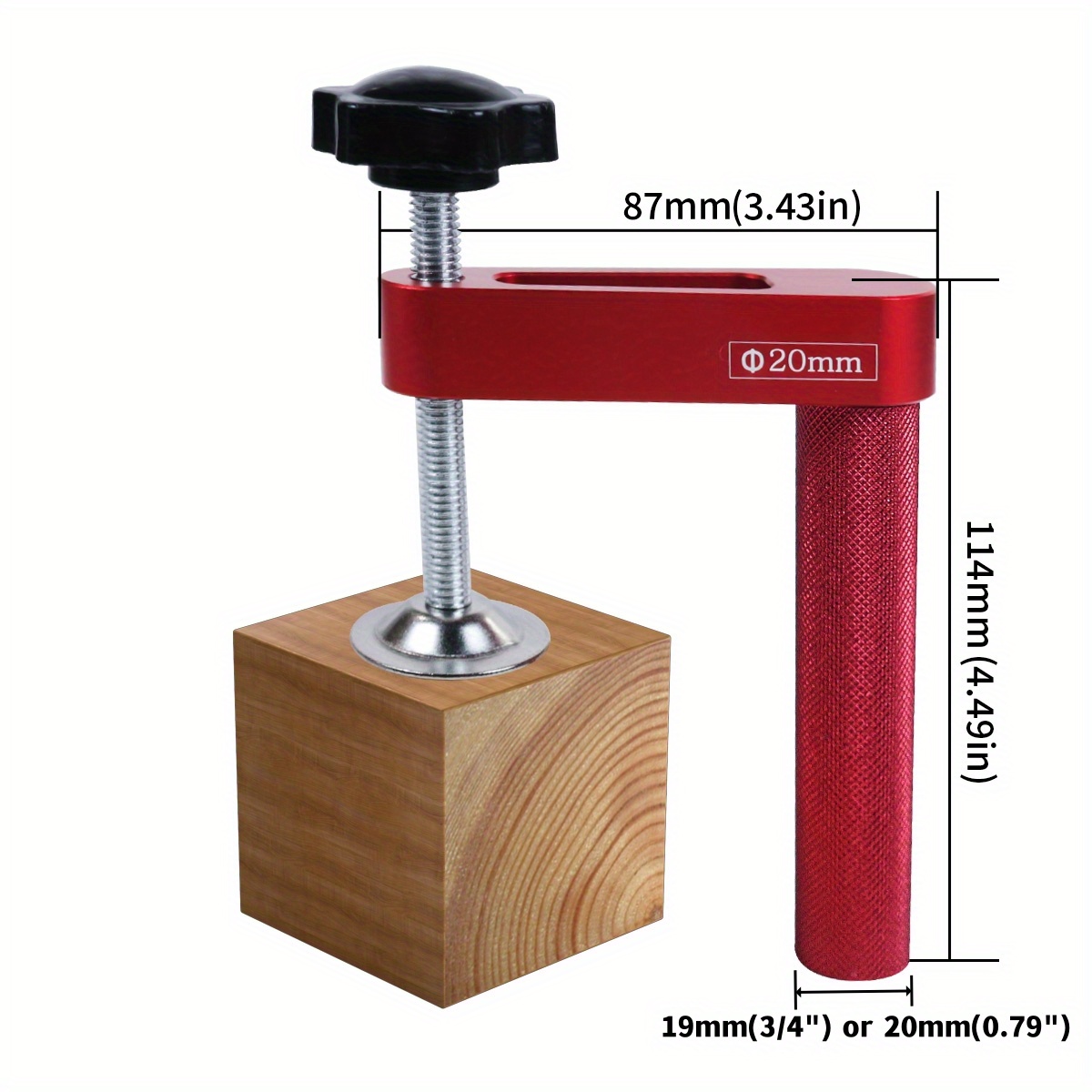 1pc 19mm/20mm Dog Hole Clamp W - Woodworking Z Clips ulasan dan harga