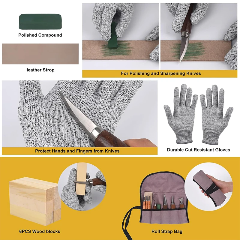 Wood Carving Kit Wood Carving  - Woodworking Kits For Adults ulasan dan harga