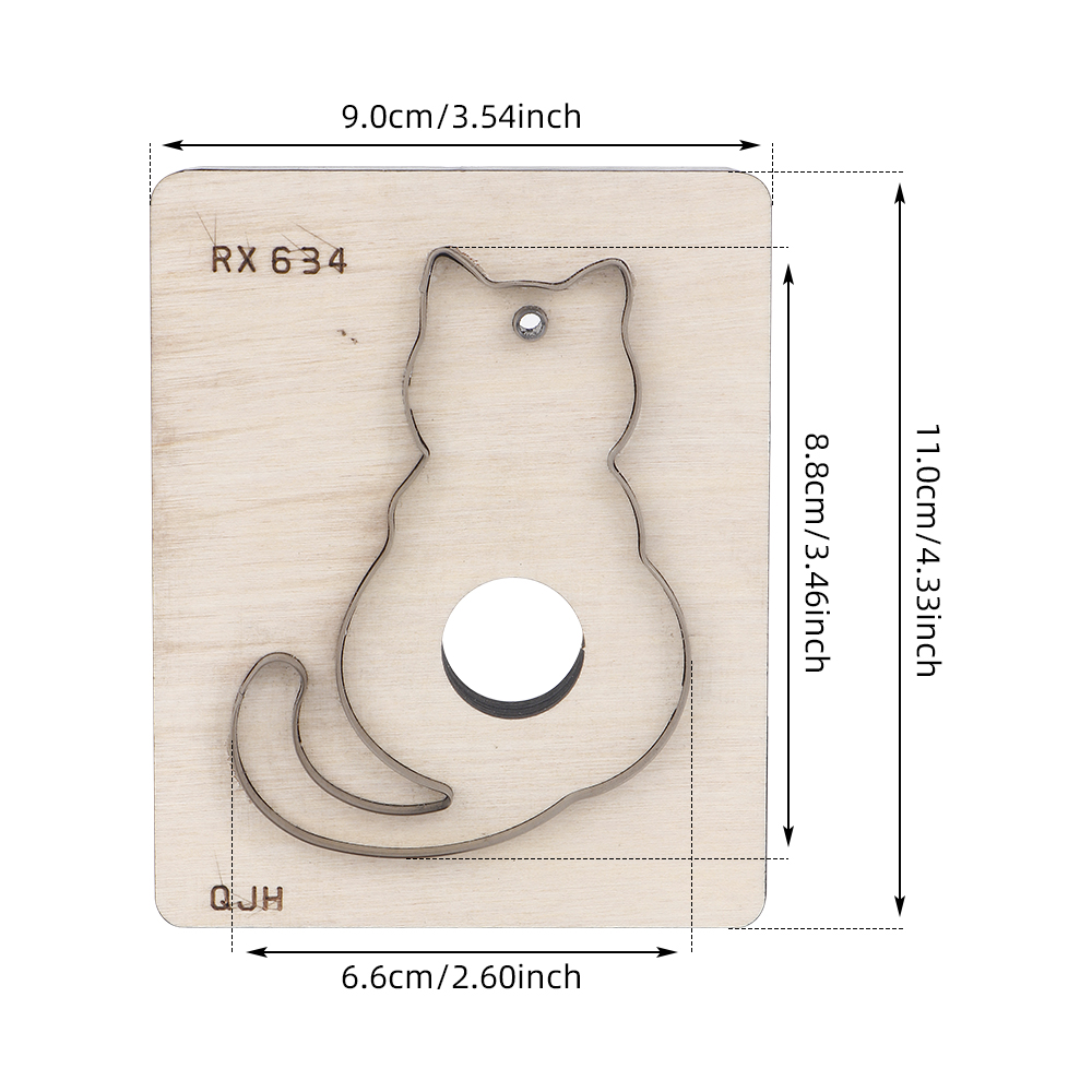 1pc Leather Handmade Stamping  - Woodworking Templates ulasan dan harga