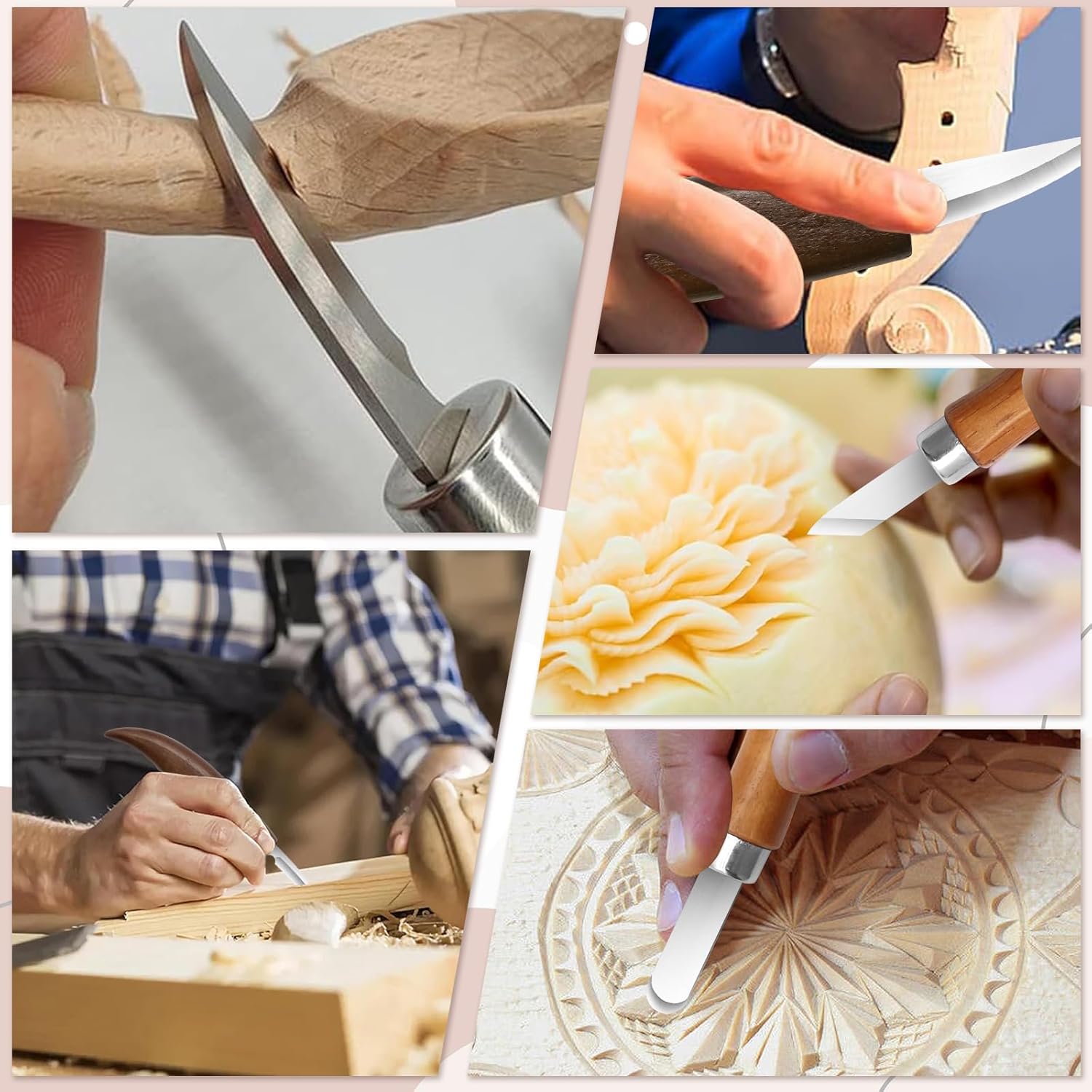Wood Carving Beginner Kit with - Woodworking Kits For Adults ulasan dan harga