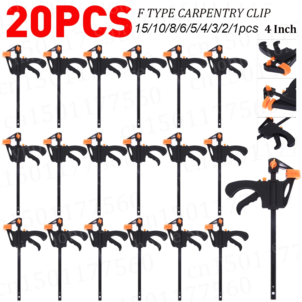 4 Inch Wood Clamp F Type Woodw - Woodworking Z Clips ulasan dan harga