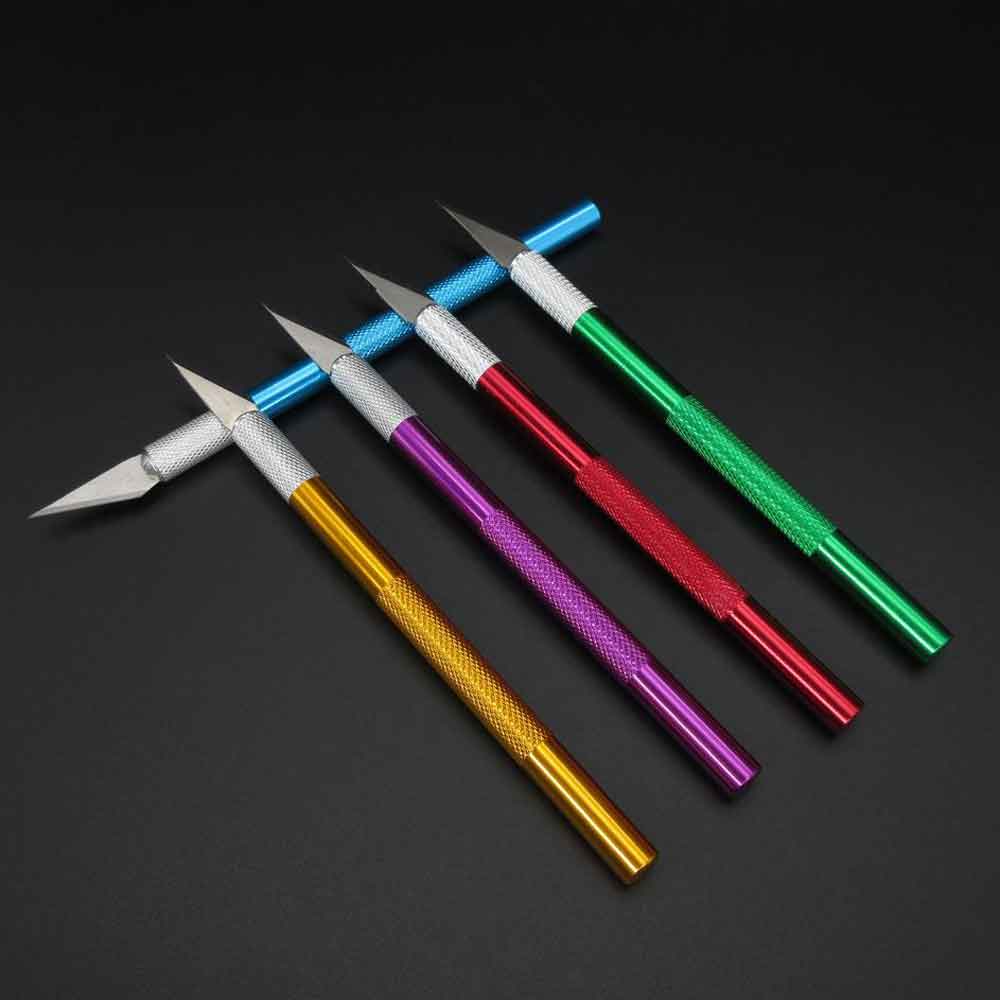 10PCS  Sharp Exacto Knife Set  - Woodworking Hobby Kits ulasan dan harga
