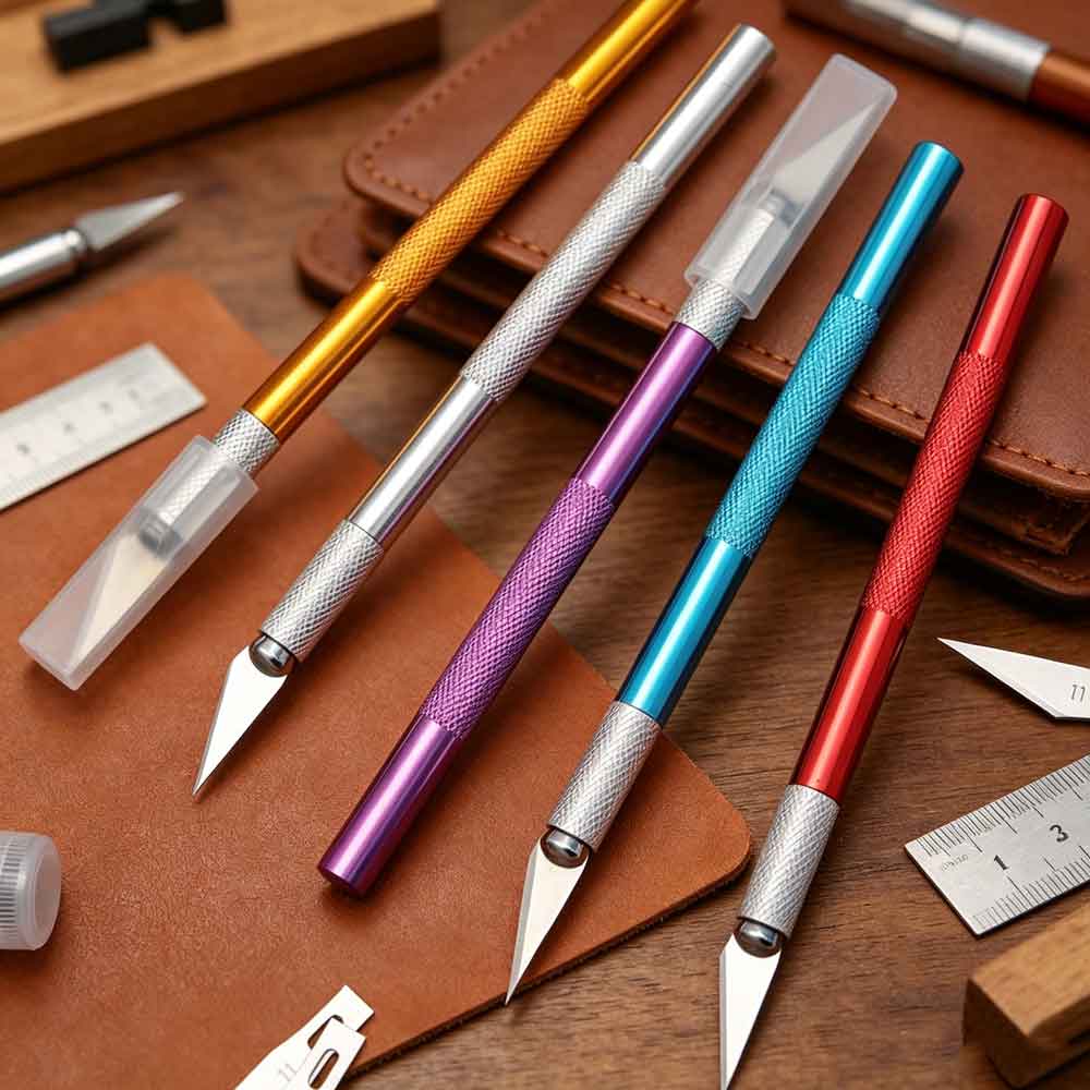 10PCS  Sharp Exacto Knife Set  - Woodworking Hobby Kits ulasan dan harga