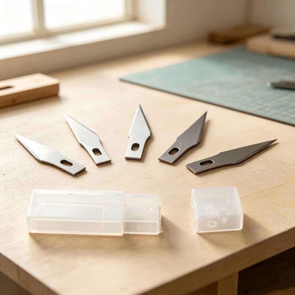 10PCS  Sharp Exacto Knife Set  - Woodworking Hobby Kits ulasan dan harga